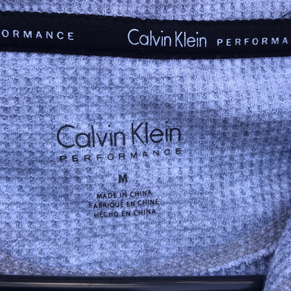 Calvin Klein, Gray, Performance Hooded Sweatshirt - Picture 2 of 8